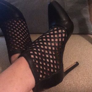 Antonio Melani Fishnet Booties